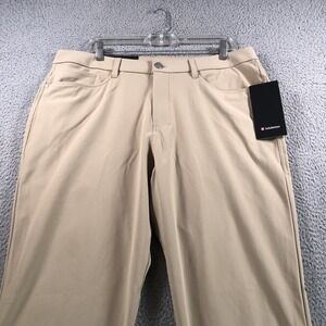 Lululemon Pants Mens 36x29 Beige ABC Classi Fit Warpstreme Performance Chino NEW